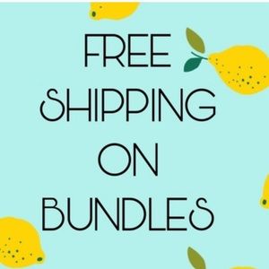 FREE SHIPPING ON ALL BUNDLES OF 2 OR MORE ITEMS!